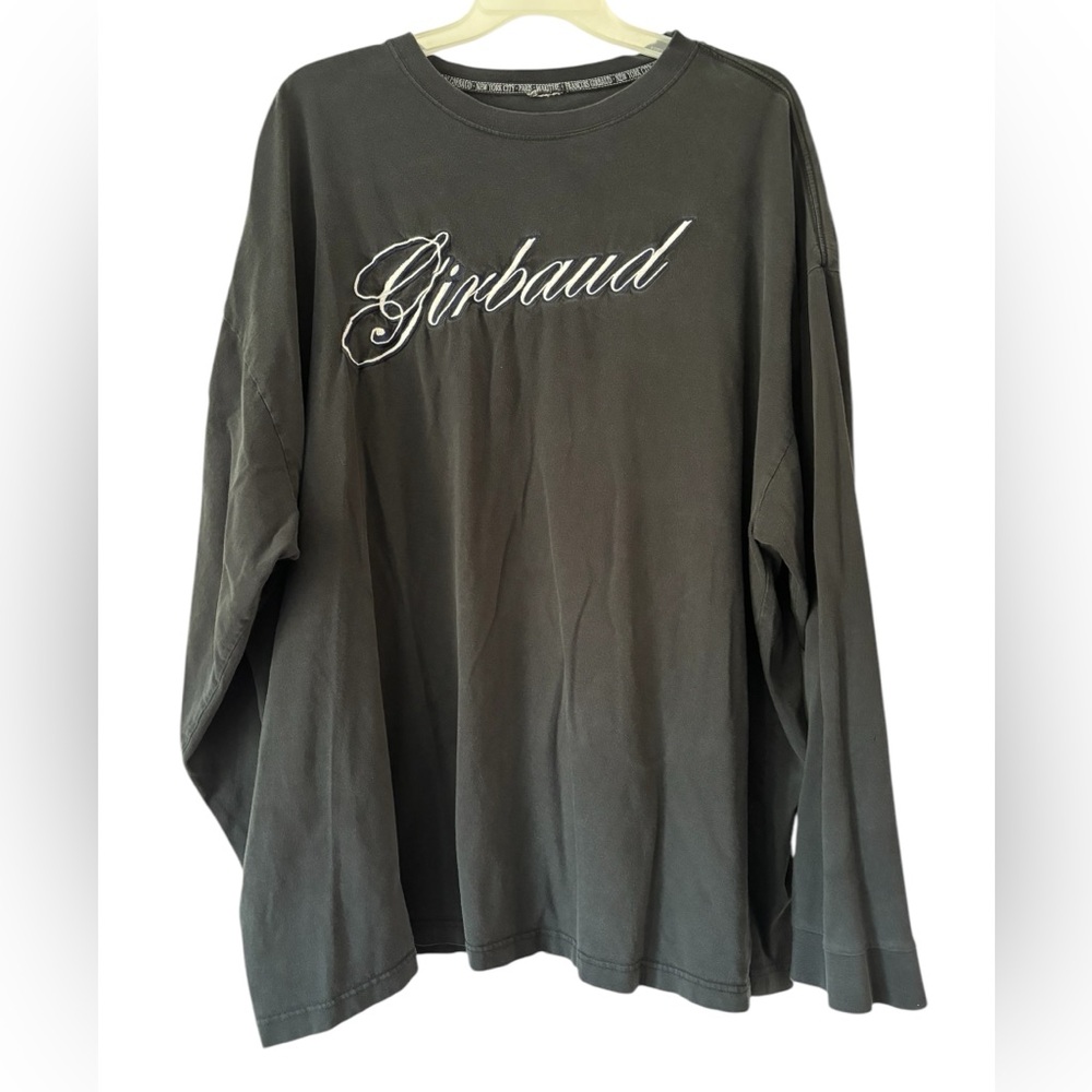 Vintage Marithe Francois Girbaud Embroidered Logo Long Sleeve Tee